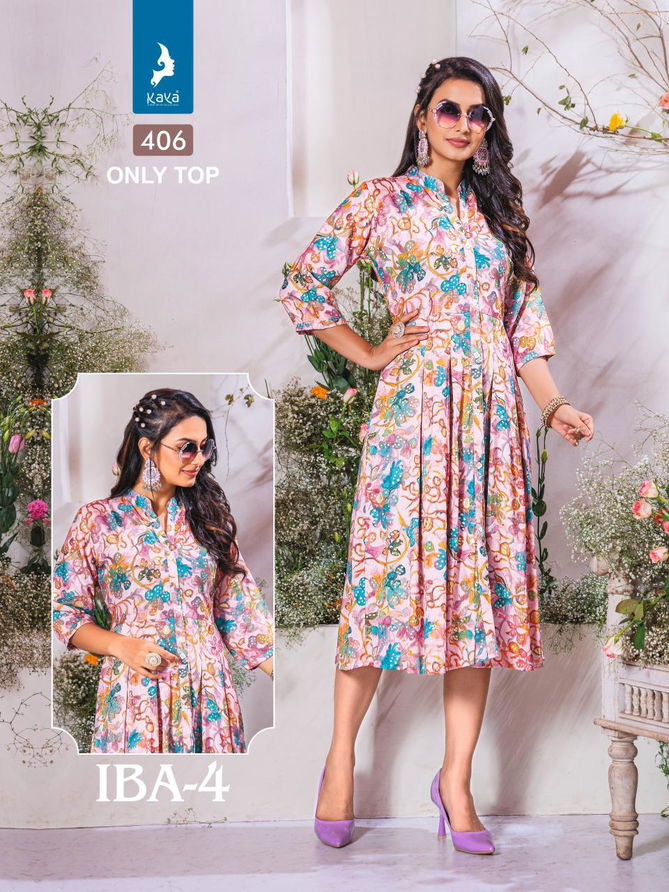 Iba 4 By Kaya Capsule Printed Designer Kurti Wholesale Shop In Surat
